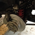 Triumph TR4 disc brakes