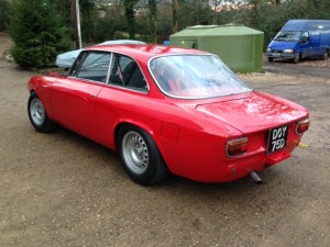 Alfa Romeo Giulia Sprint GT race preparation 2