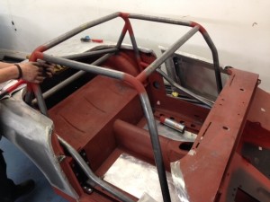 Paul Tarry Sebring Sprite custom roll cage 2