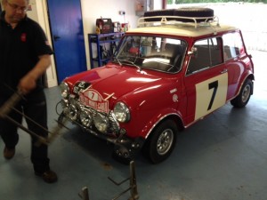 1968 Mk2 Mini Cooper S Works Rally replica Monte Carlo