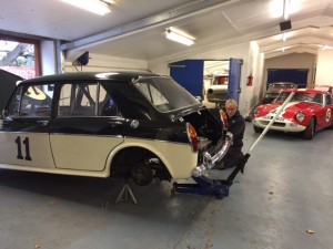 MG1100 race preparation a-series challeng donington park