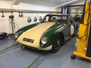 TVR Grantura Coventry Climax rolling road tuning 2