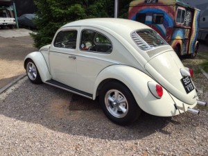 VW Beetle rear window
