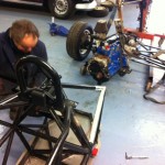 Formula Ford single seater tubular chassis repair