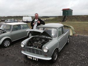 Cup and car Mk1 Mini Action Day Blyton