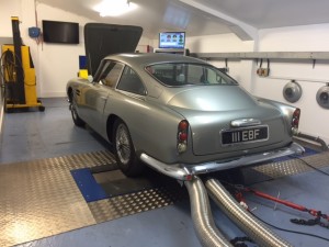 Aston Martin DB4 GT rolling road tune