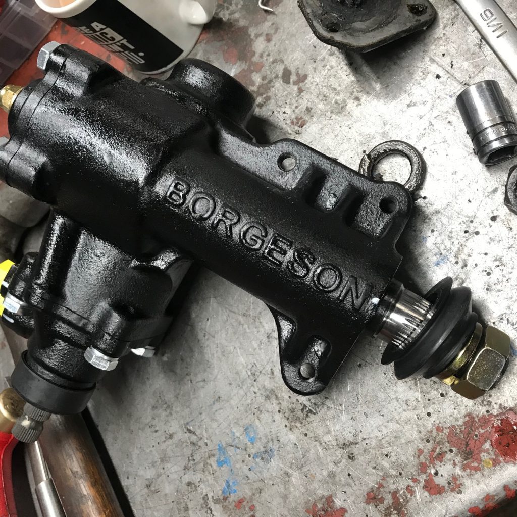 Borgeson Mustang power steering box