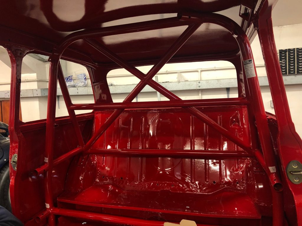 Group A Mini Cooper Safety Devices roll cage