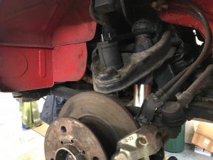 Lancia Fulvia suspension repair