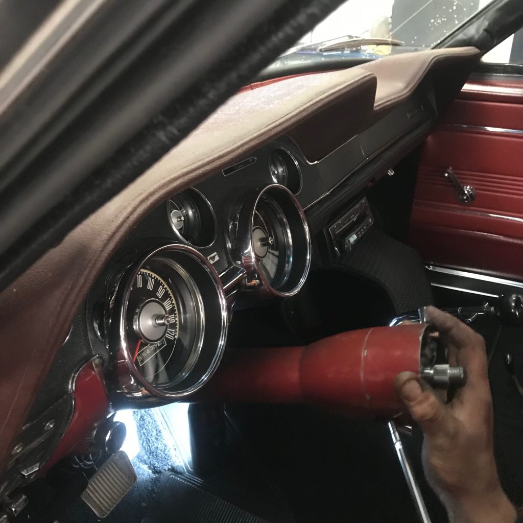 Mustang power steering column removal